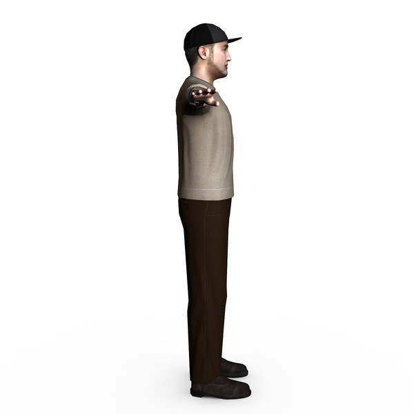 3d model of casual male 03 - Casual Male 03... by ignisfatuus